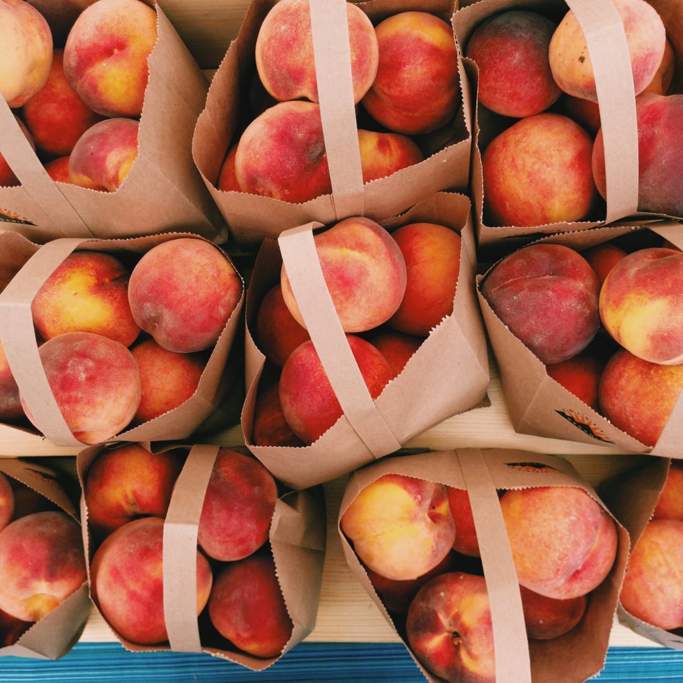 Farmers Market Peaches